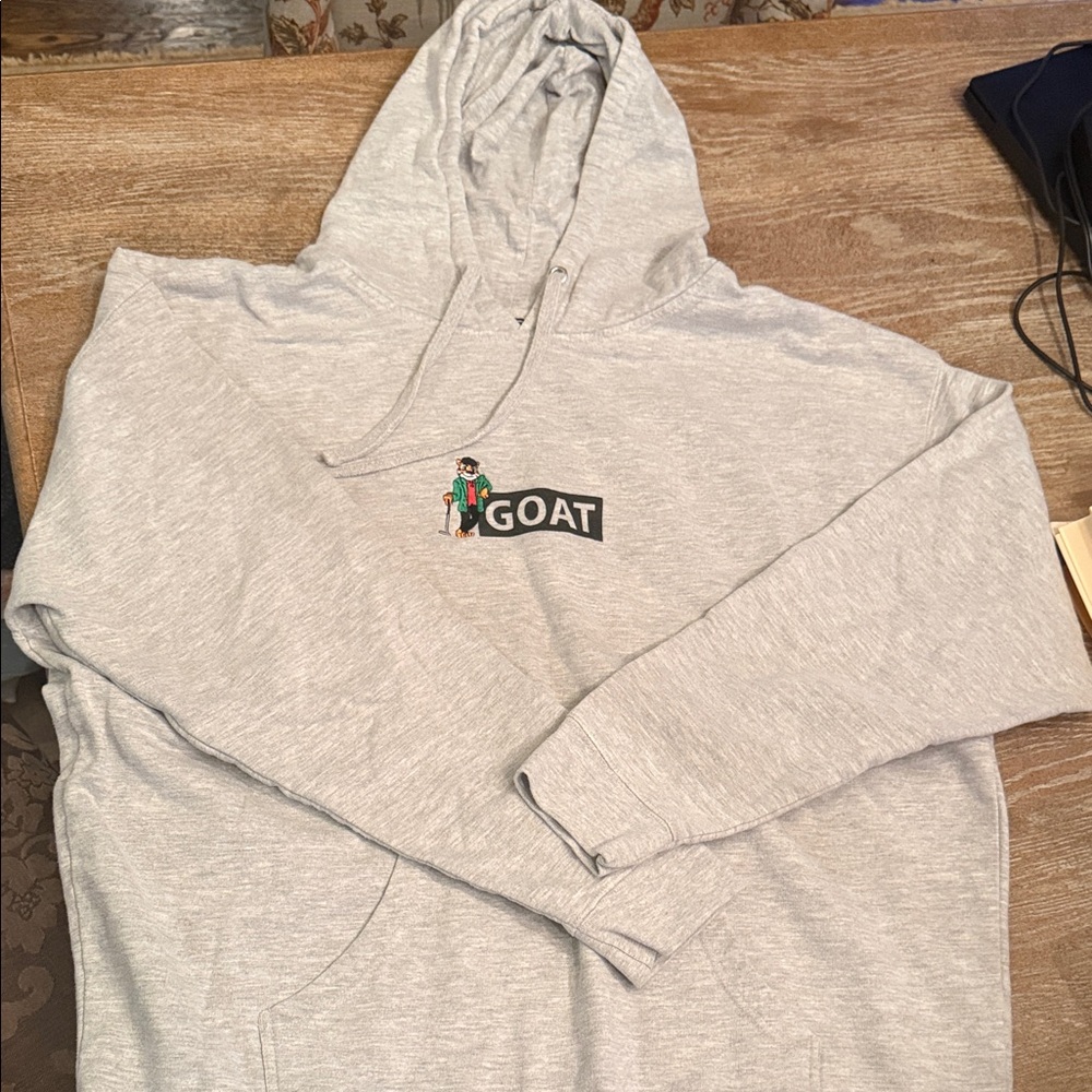 Tiger Woods GOAT Gray Men's Hoodie